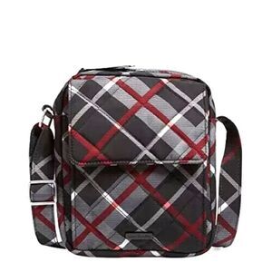 NWT Vera Bradley Women's Performance Twill Small Crossbody Purse Paris Plaid